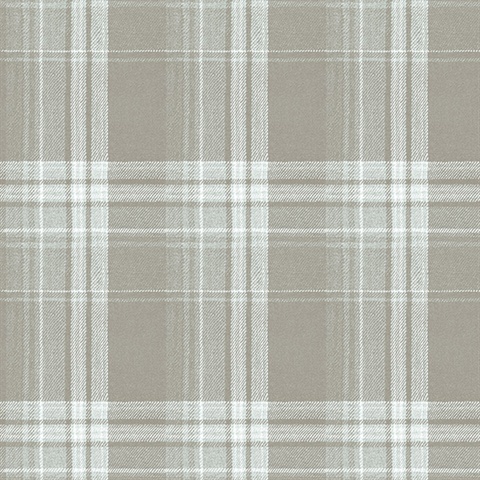 Saranac Grey Flannel Wallpaper