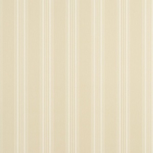 Scarlet Stripe Buttercream Wallpaper
