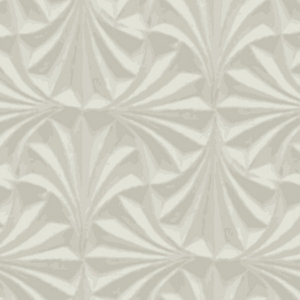 Sculpted Taupe Fans Wallpaper