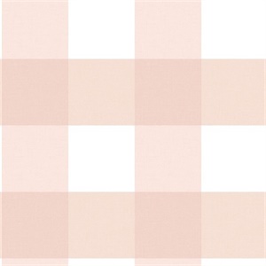 Selah Light Pink Gingham Wallpaper
