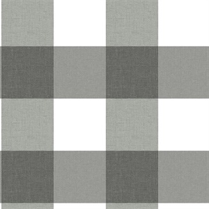 Selah Black Gingham Wallpaper