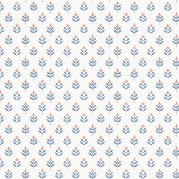 Serene Villa Red Wallpaper