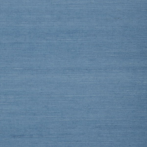 Shang Extra Fine Sisal Blue Grasscloth Wallpaper