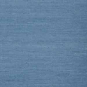 Shang Extra Fine Sisal Blue Grasscloth Wallpaper