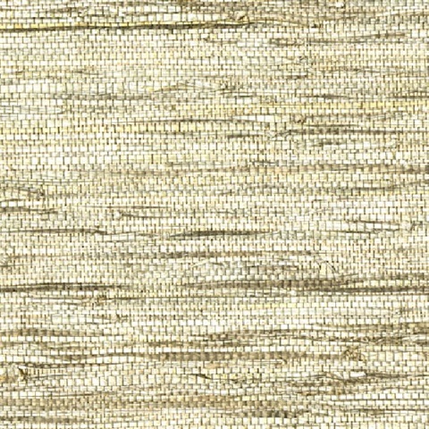 Jiao Taupe Grasscloth Wallpaper