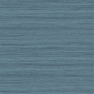 Shantung Blue Silk Wallpaper