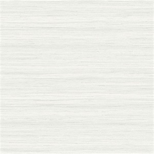 Shantung White Silk Wallpaper