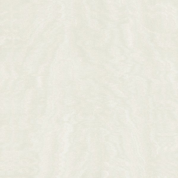 Shimmering Moire White Textured Wallpaper