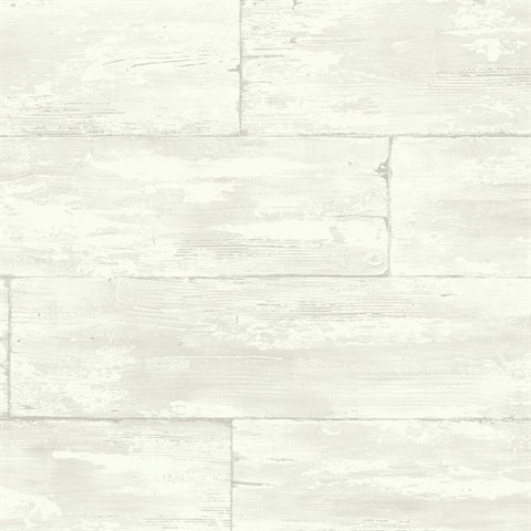 Shipwreck White Wood Wallpaper
