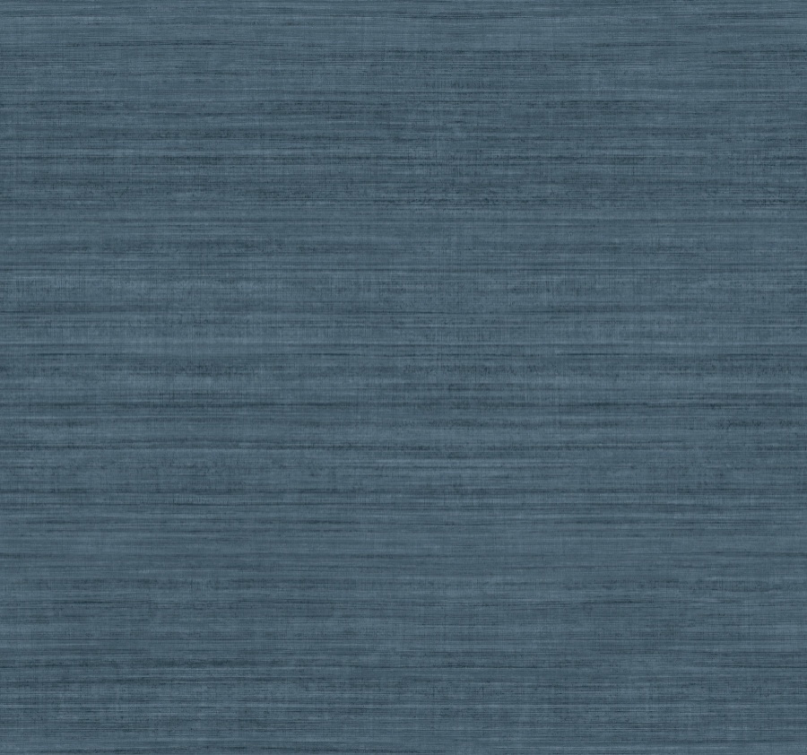Silk Essence Indigo Faux Fabric Wallpaper