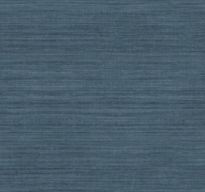 Silk Essence Indigo Faux Fabric Wallpaper