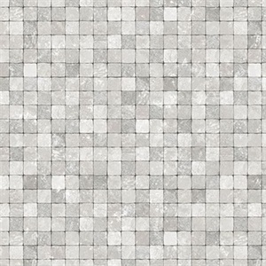 Silver Textured Tiles Wallpaper