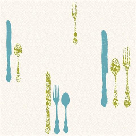 Silverware with Damask