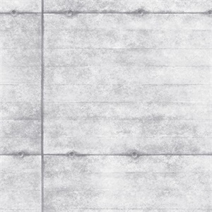 Smooth Concrete Grey Geometric Wallpaper