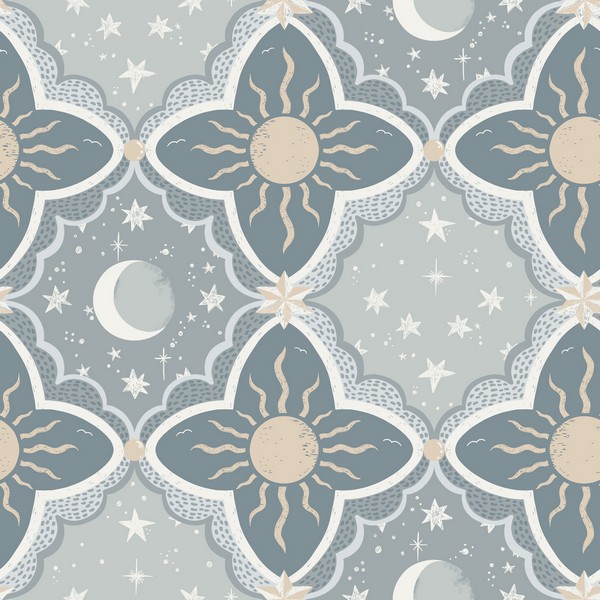 Sol & Mane Blue Wallpaper