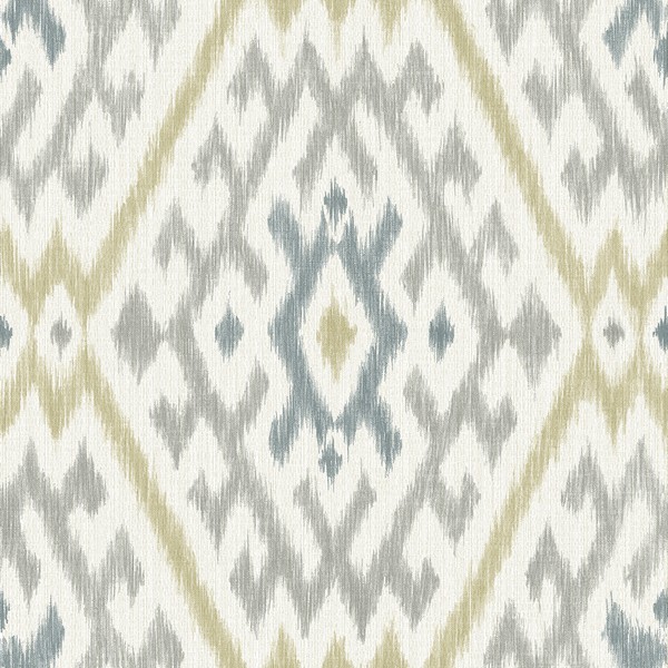 Solola Chartreuse Ikat Wallpaper
