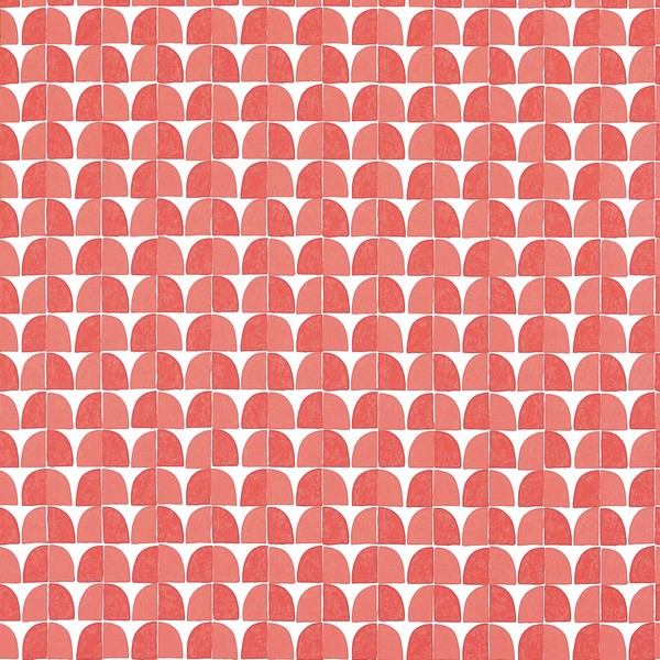 Solsbury Coral Wallpaper