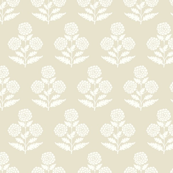 Souci Beige Wallpaper