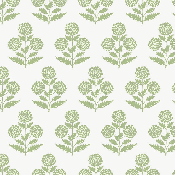 Souci Green Wallpaper