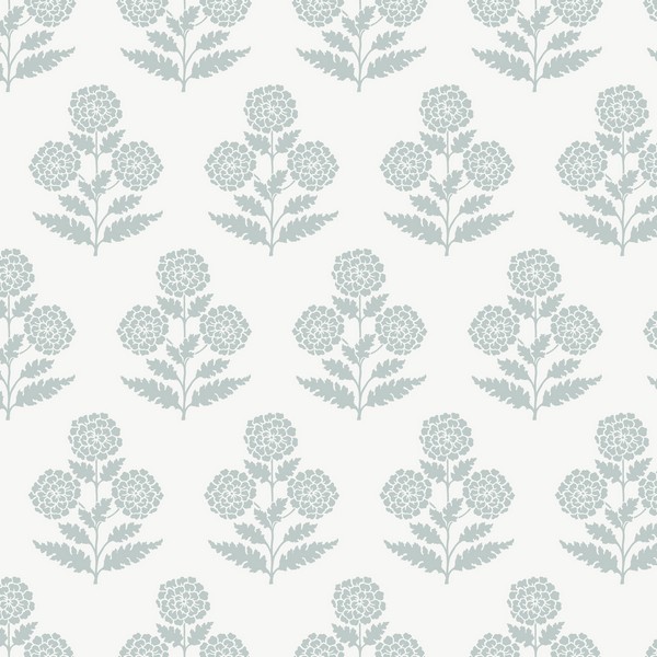 Souci Light Blue Wallpaper