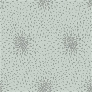 Spa & Silver Petite Leaves Wallpaper