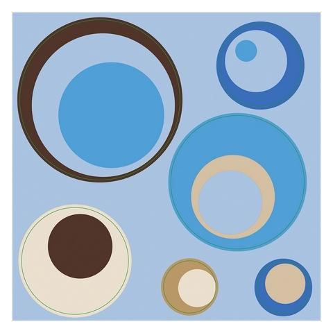 Spheres Stickers (Blue)