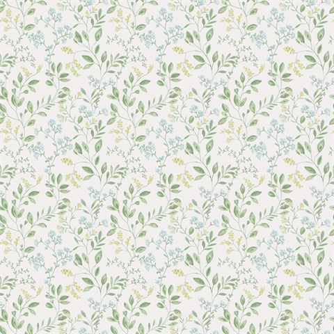 Spring leaf trail Wallpaper