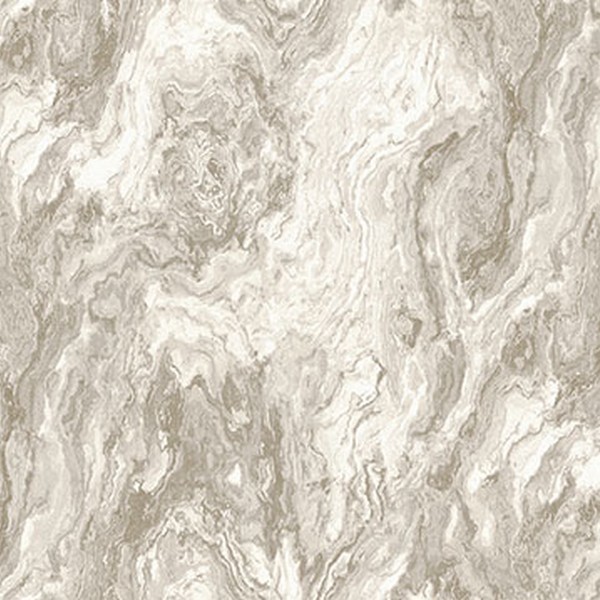 Star Taupe Marble Wallpaper
