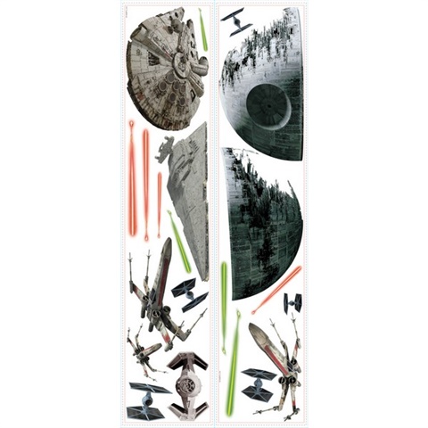 Star Wars Classic Spaceships Peel And Stick Wall Decals