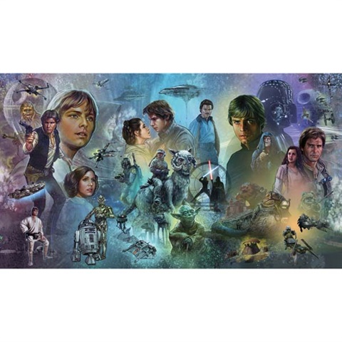 Star Wars Original Trilogy Peel & Stick Mural