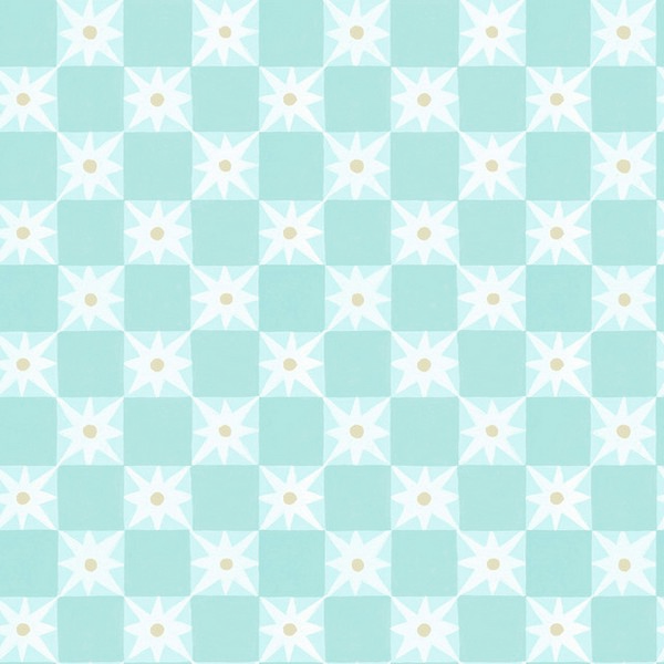 Stardust Blue Checkerboard Peel & Stick Wallpaper