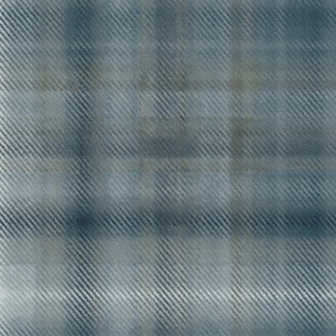 Sterling Plaid Wallpaper