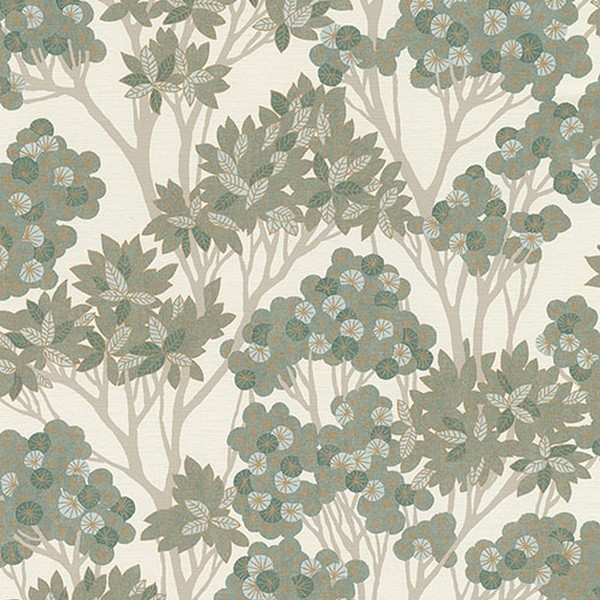Stickley Green Tree Wallpaper