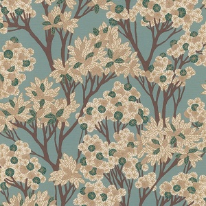 Stickley Sky Blue Tree Wallpaper