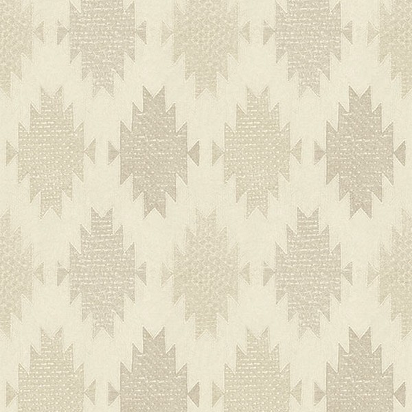Stitched Heirloom Khaki Wallpaper