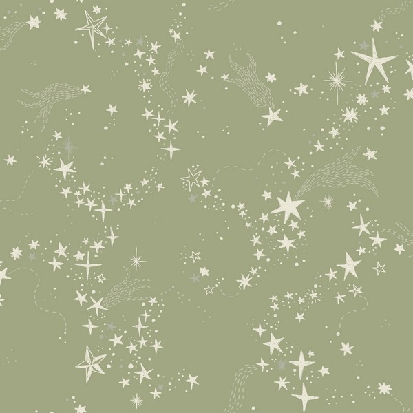 Stjarnhimmel Green Wallpaper