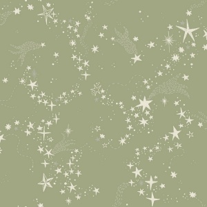 Stjarnhimmel Green Wallpaper