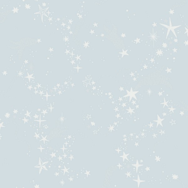 Stjarnhimmel Light Blue Wallpaper