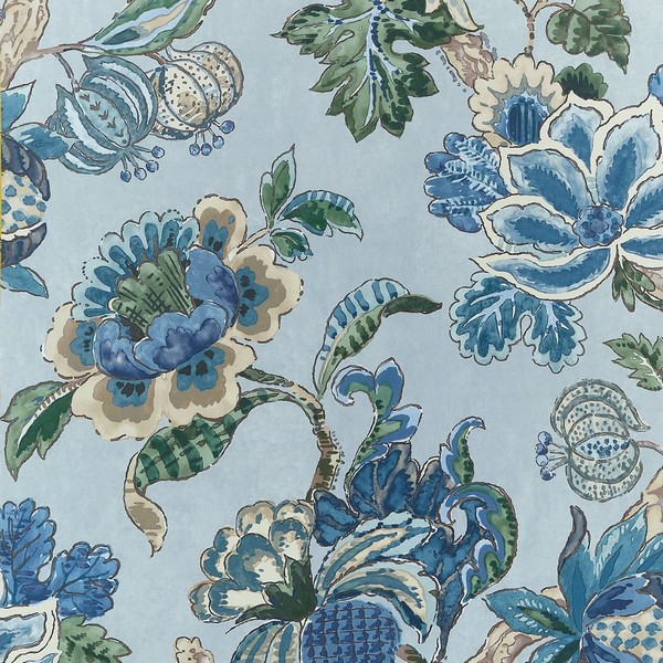 Stockbridge Blue Wallpaper