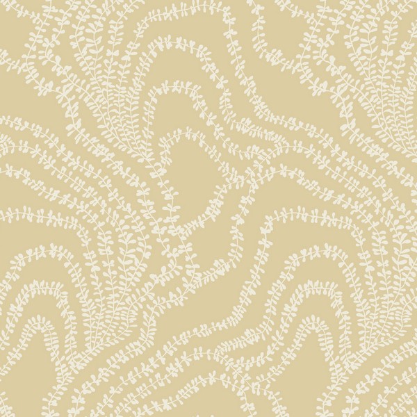 String of Pearls Butter Vine Wallpaper