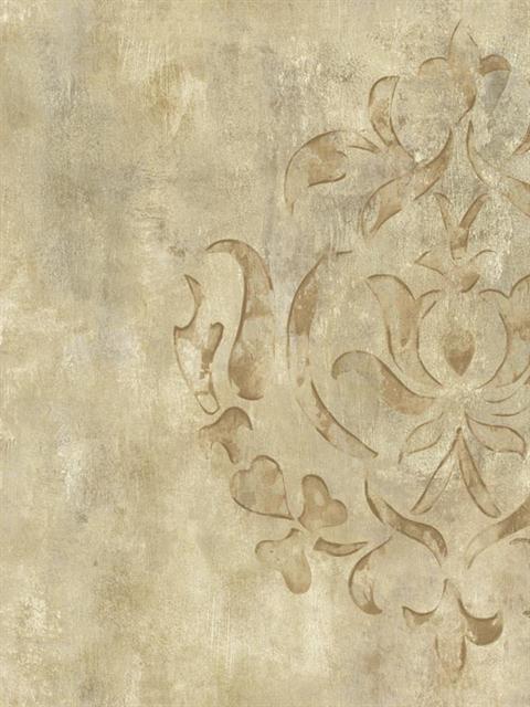 Faux Marble Damask