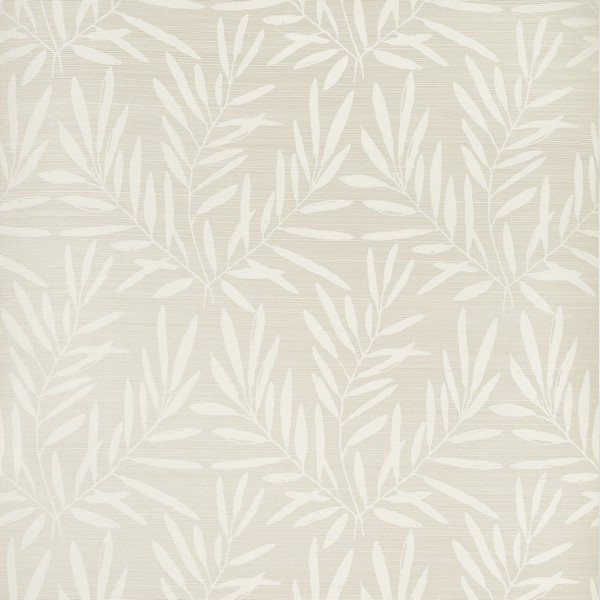 Summer Leaves Beige Wallpaper