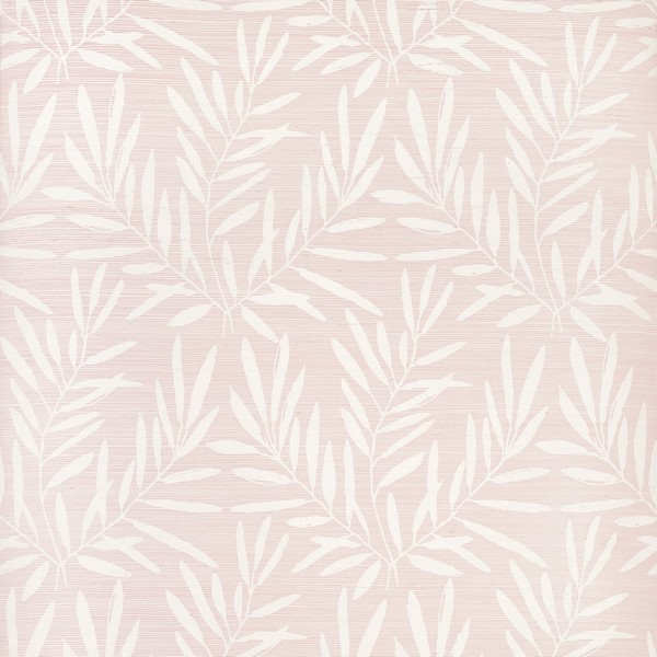Summer Leaves Blush Wallpaper