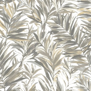 Swaying Palms Neutral Wallpaper