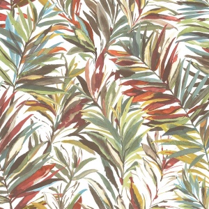 Swaying Palms Rouge & Mink Wallpaper