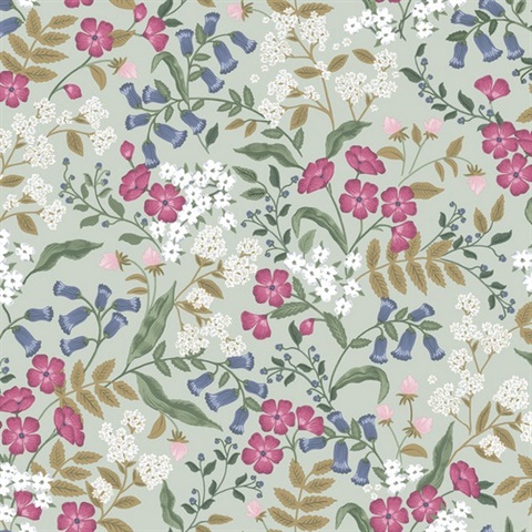 Sweetbrier Mint Peel & Stick Wallpaper