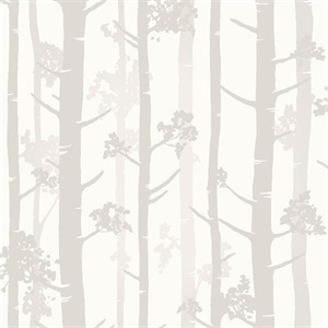 Sydow Beige Birch Tree Wallpaper