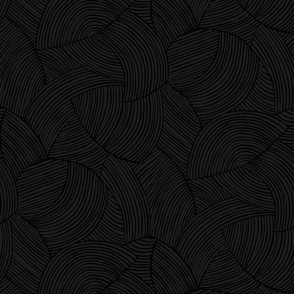 Symphony Geometric Metallic Black Ice Wallpaper