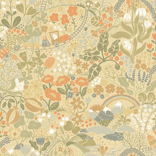 Taget Yellow Wallpaper