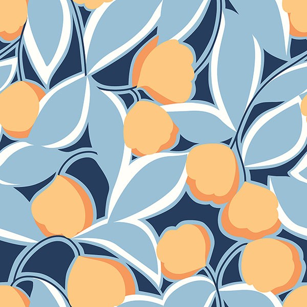 Talia Light Blue Peel & Stick Wallpaper